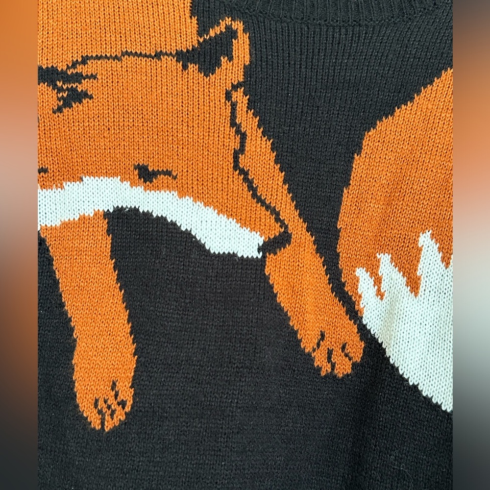 H&M Fox Stole Print Sweater - Picture 2 of 4